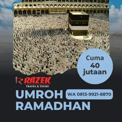 Biaya Umroh 10 Hari Terakhir Ramadhan Harga Promo Menteng Jakarta Pusat Razek Travel