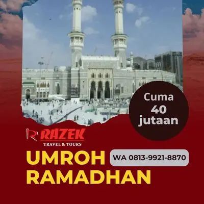 Biaya Umroh 10 Hari Terakhir Ramadhan Harga Promo Cempaka Putih Jakarta Pusat Razek Travel